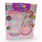 Hot Focus Glow in the Dark Tie Dye Butterfly Slime Art Set