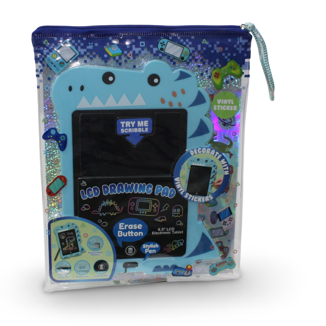 Hot Focus Dinosaur-Shaped LCD Drawing Pad - Toys
