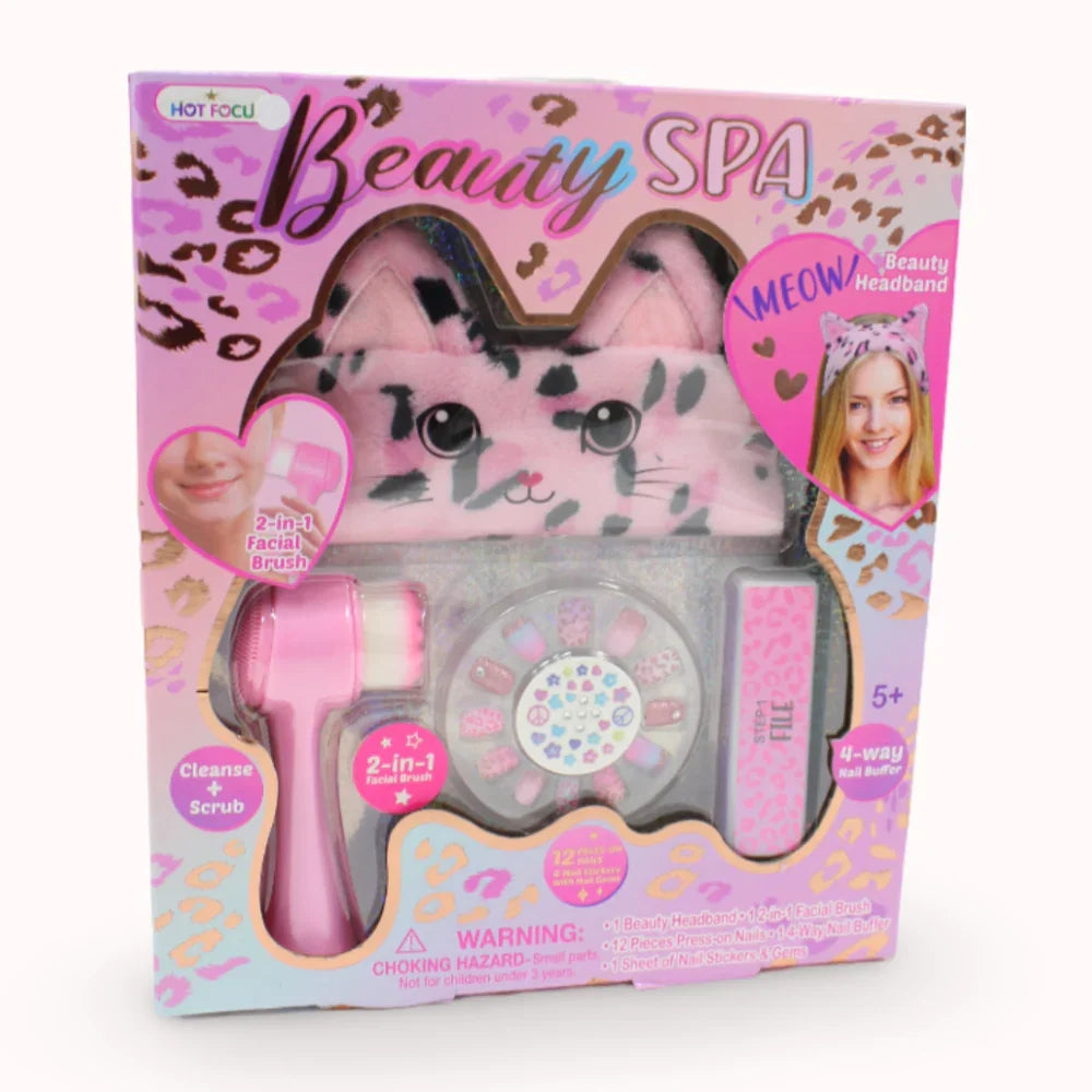 Beauty Spa Set - Leopard - Toys - Hot Focus