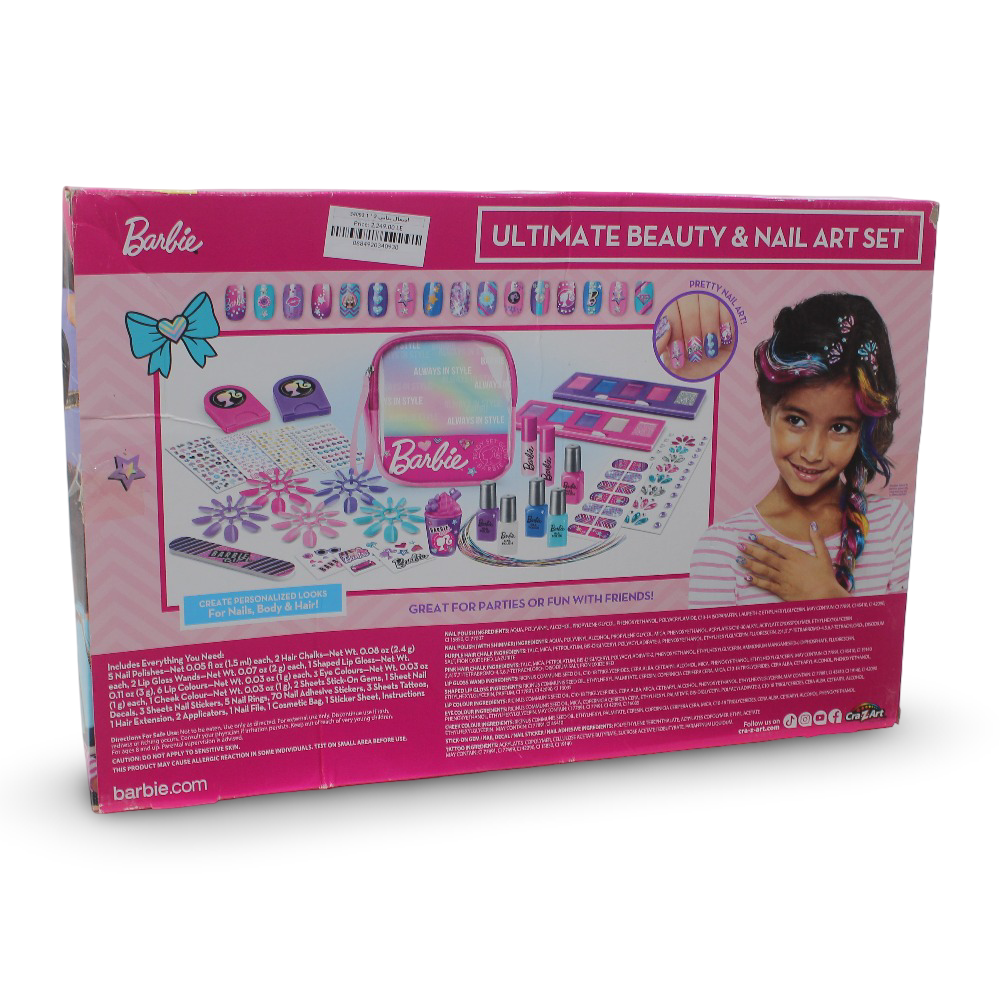 Cra-Z-Art 2in1 Barbie Ultimate Beauty & Nail Art Set