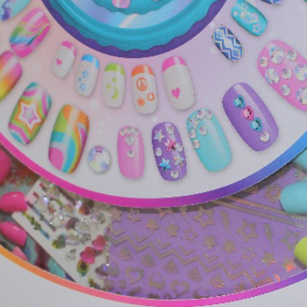 مجموعة طلاء الأظافر Cra-Z-Art Shimmer 'n Sparkle Trendy Tips