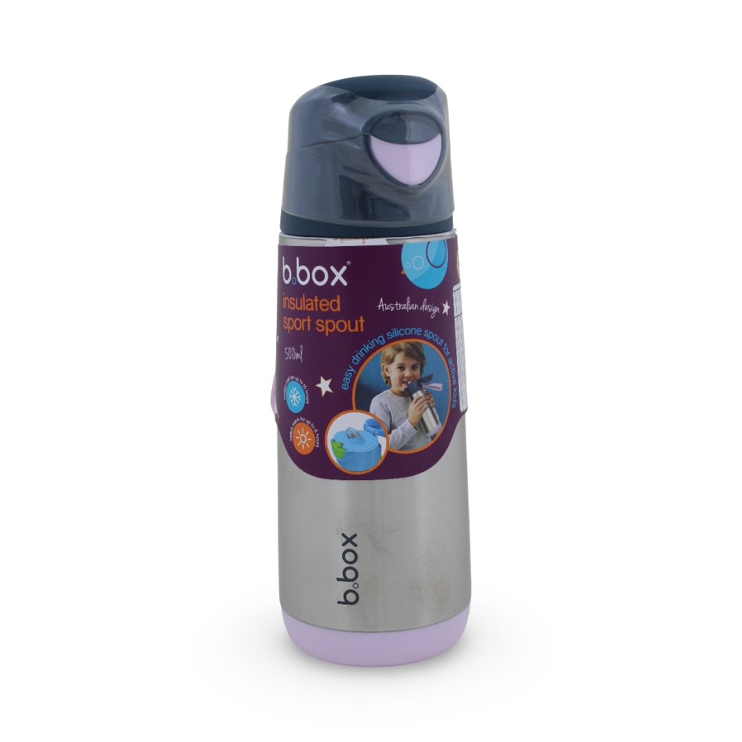 b.box Insulated Sport Spout Bottle 500ml – Indigo Rose
