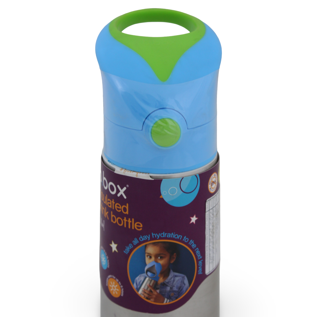b.box Insulated Drink Bottle 500ml – Blue & Green