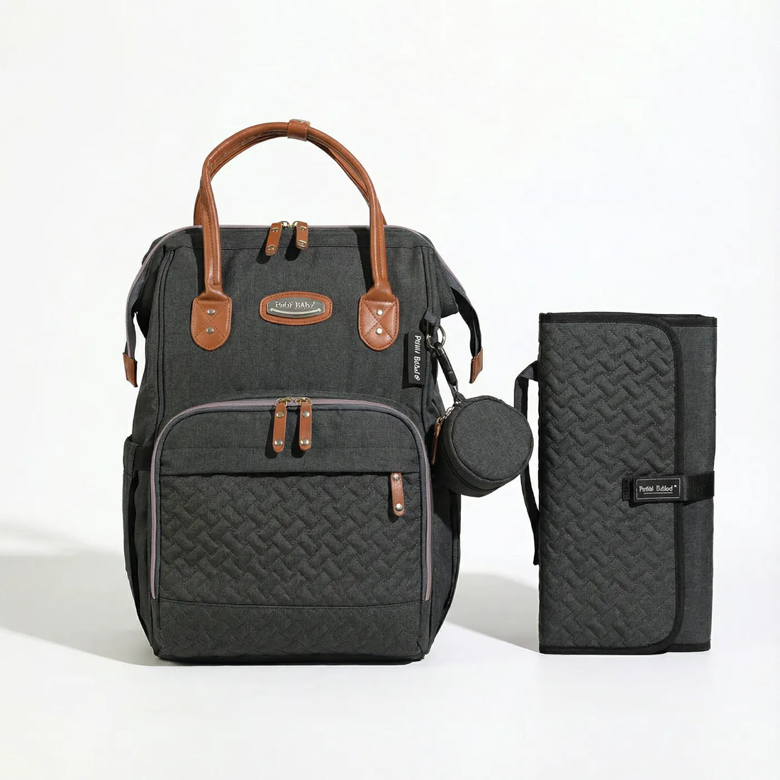 Petit Bebe Premium Max Mommy Bag – Grey - Baby Essentials