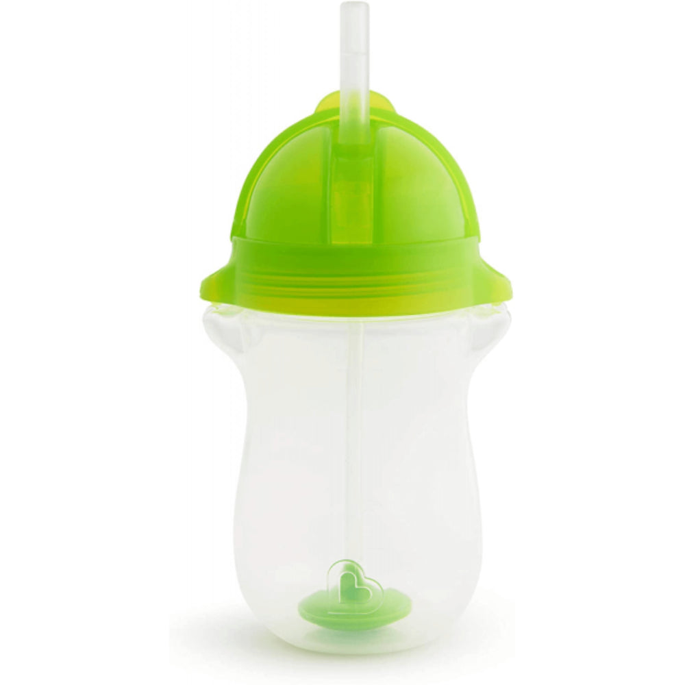 Munchkin Any Angle™ Click Lock Weighted Straw Trainer Cup 296ml - Green