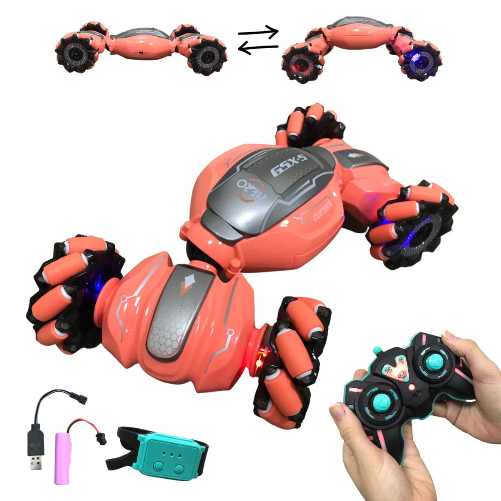 Lateral Drift RC Stunt Car – Orange