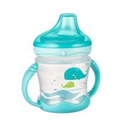 Canpol Baby Spill-Proof Silicone Cup 220ml – Aqua (9M+)