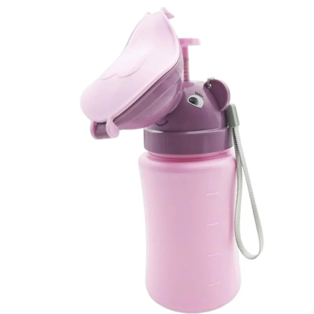 Portable Children's Urination Bottle – Pink - Baby Essentials - OKO