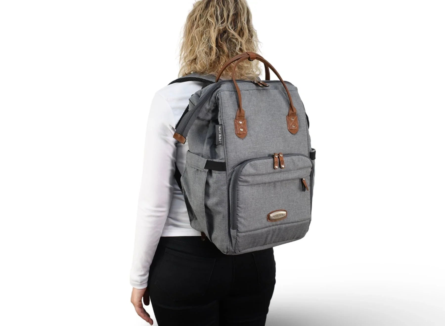 Petit Bebe Premium Max Diaper Bag – Grey