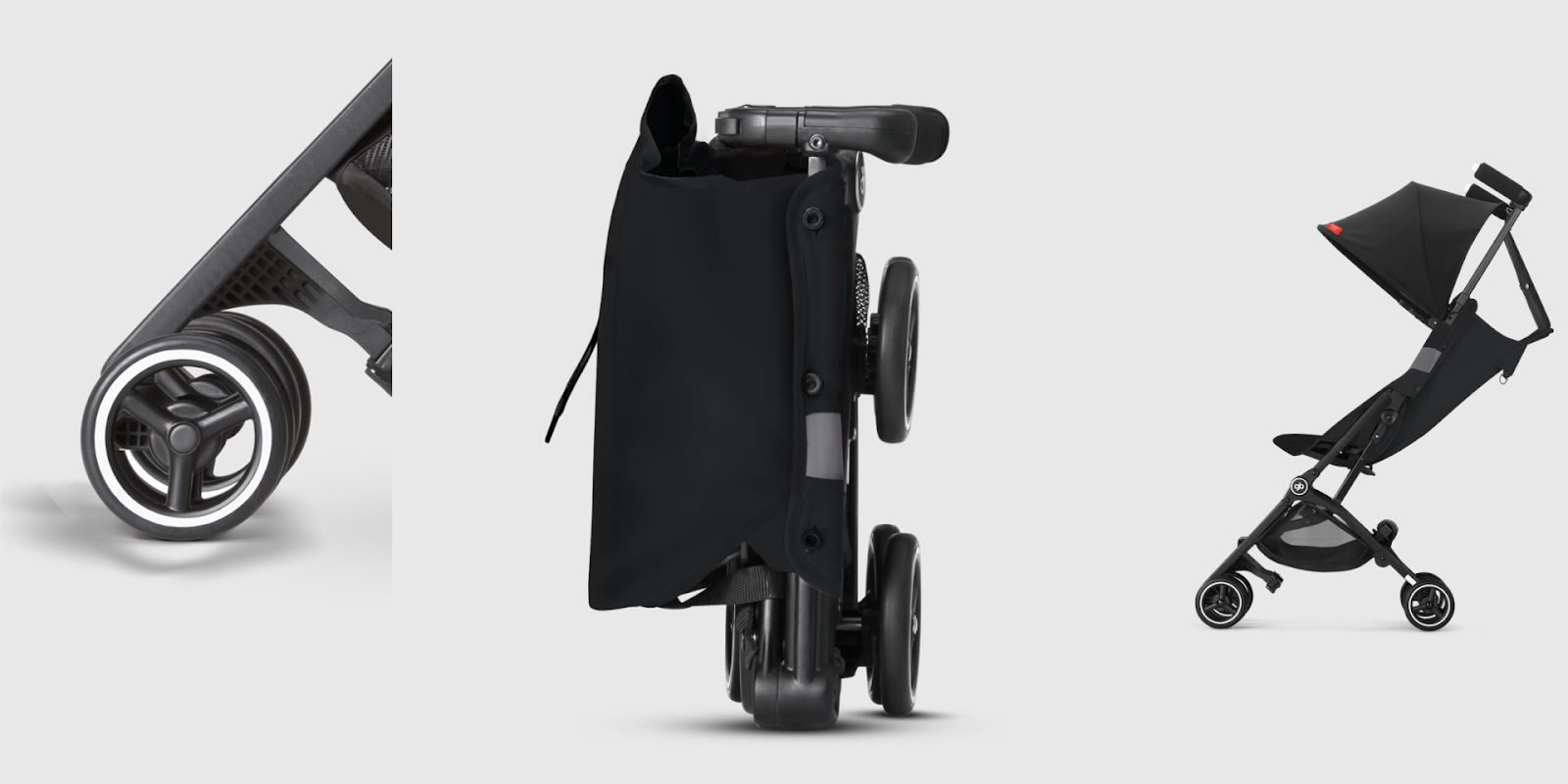 GB Stroller Pockit+ Velvet Black