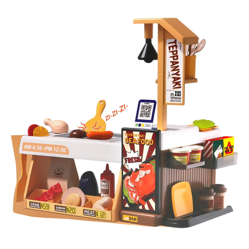 Beibe Good Teppanyaki Grill Playset – 44 Pcs - Toys