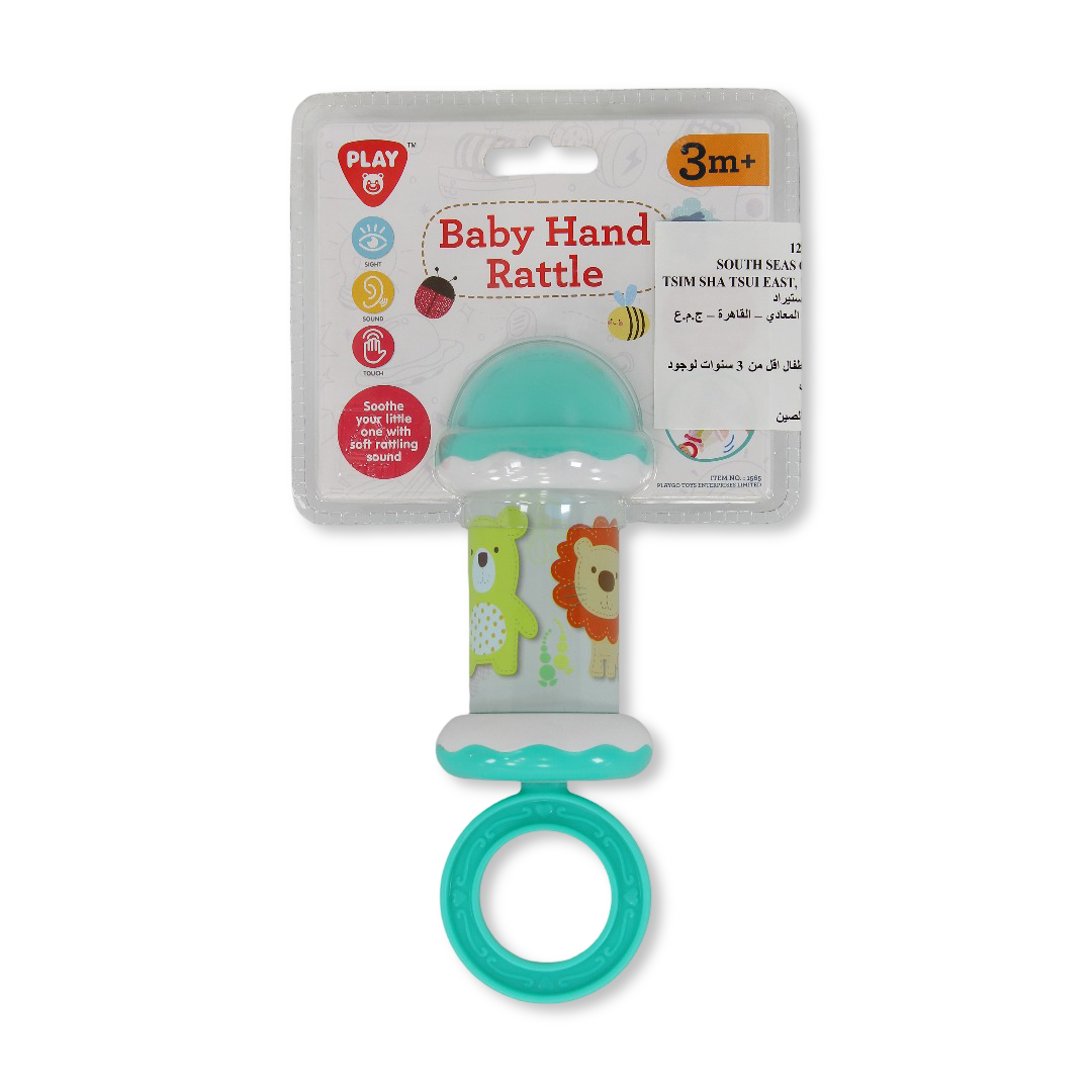 PlayGo Baby Hand Rattle – Baby Blue - Toys