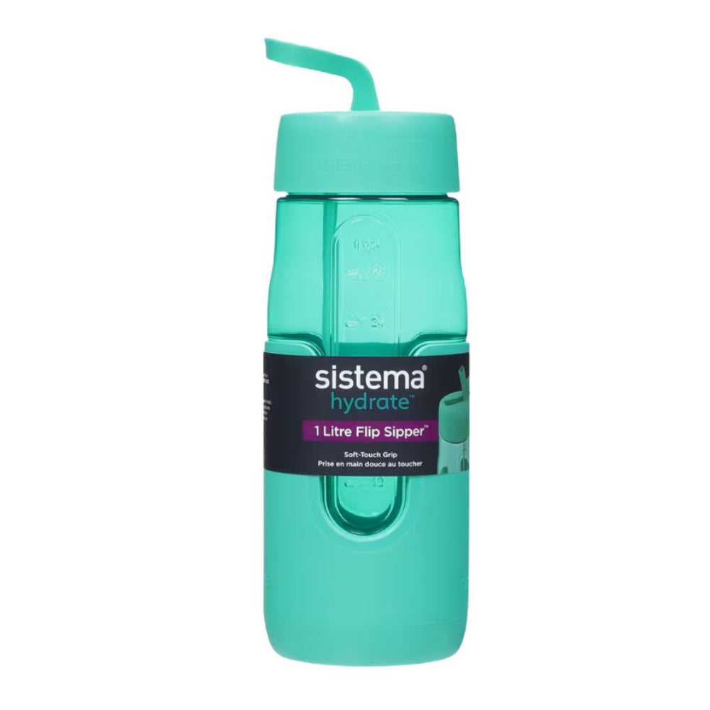 Sistema Flip Sipper Water Bottle 1.5ml – Turquoise