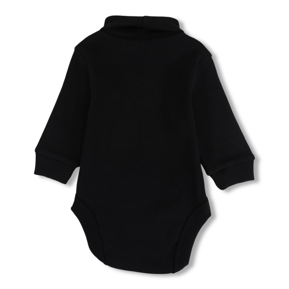 Unisex Baby Cotton High Collar Bodysuit