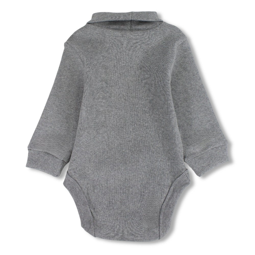 Unisex Baby Cotton High Collar Bodysuit