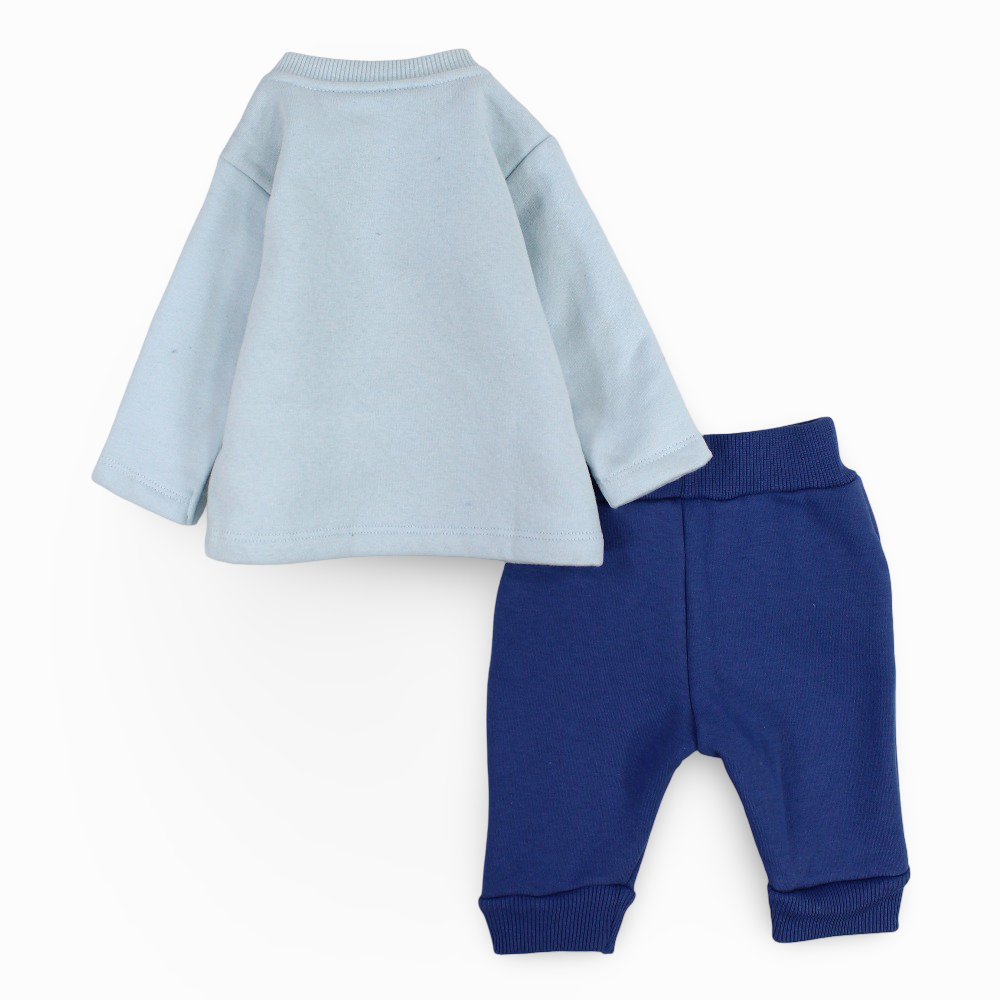 Baby Boys Cotton Pajama Set - Cute Dino Design