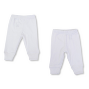 Unisex Baby Cotton Underwear Pants – White Pack of 2