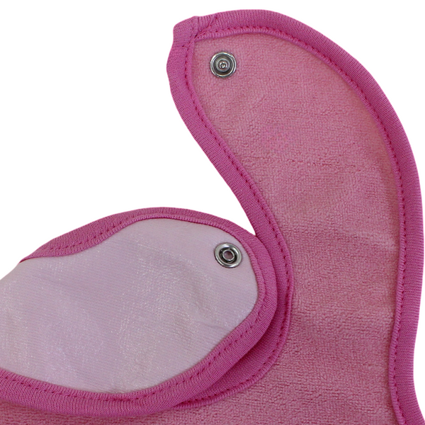 Cotton Baby Bib – Cherry Embroidery