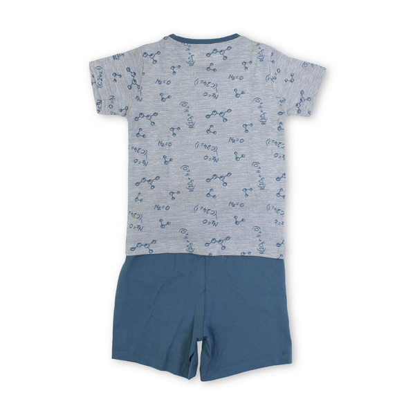 Boys Cotton Pajama – Grey