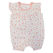 Baby Girls Cotton Sleeveless Ruffled Romper