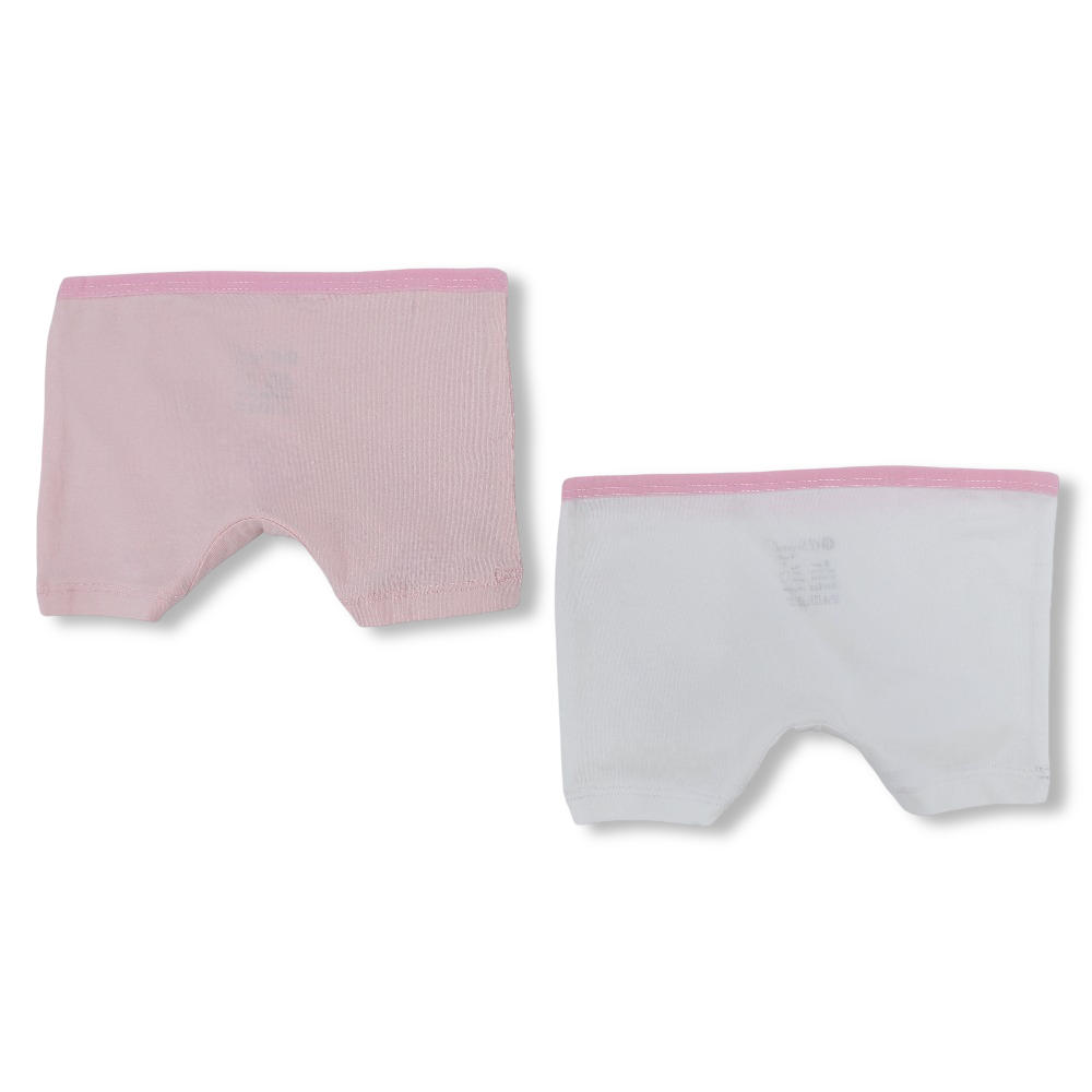 Pack of 2 - Girls Cotton Undershorts with Ice Cream Prints
