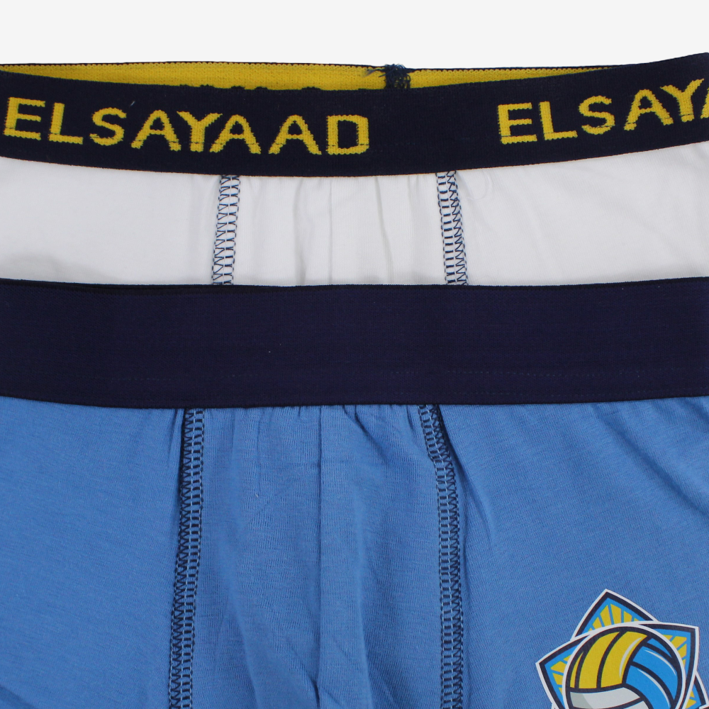 Boys Cotton Boxer Shorts – 2-Pack (Assorted Colors)