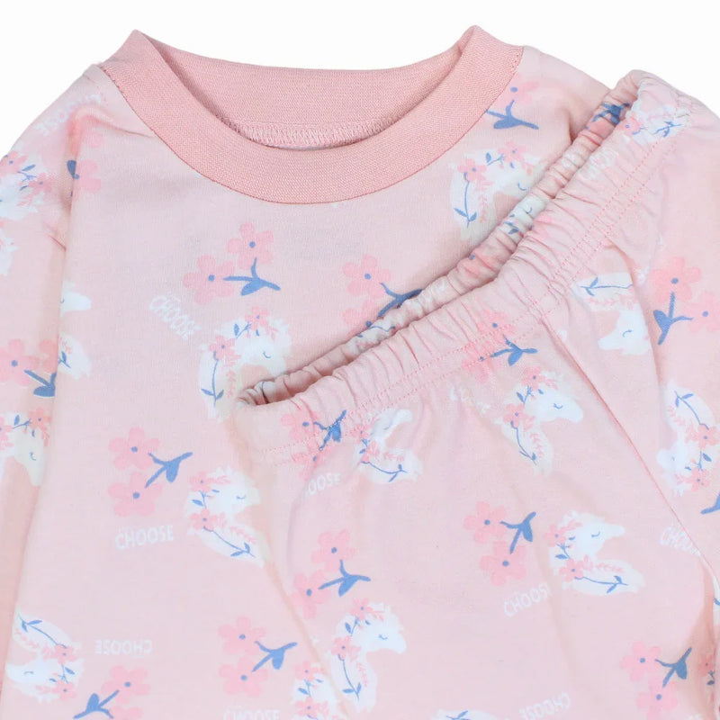Unisex Cotton Pajama Set - Chemical Formulas Print
