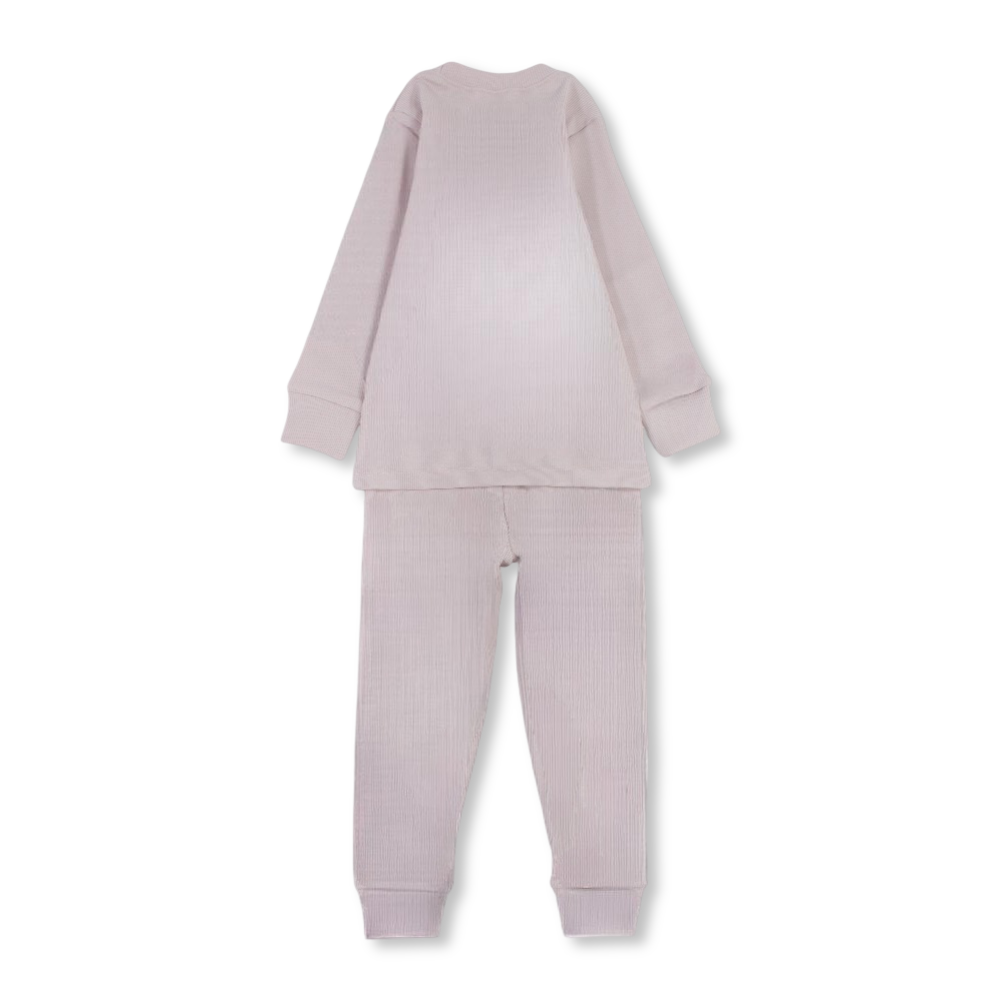 Girls Derby Pajama Set – Pink with "You Lock Pretty Today" Print