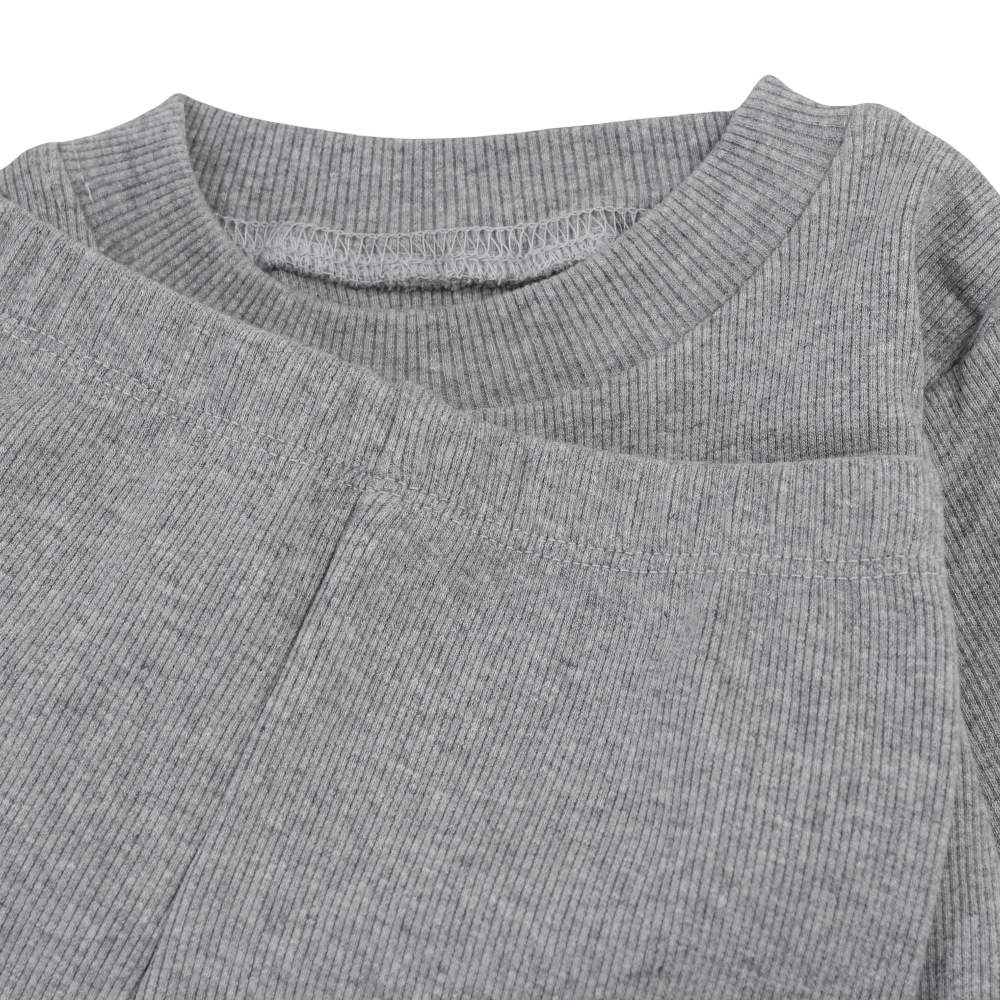 Boys Derby Pajama Set – Grey with "Cool Kids" Design