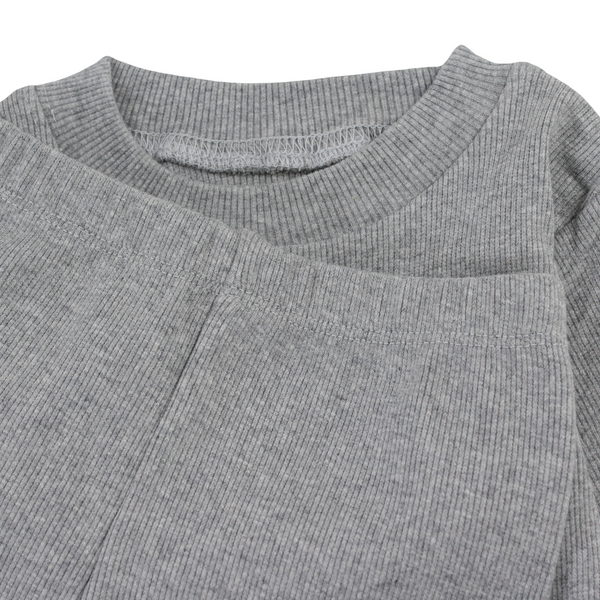 Boys Derby Pajama Set – Grey with "Cool Kids" Design