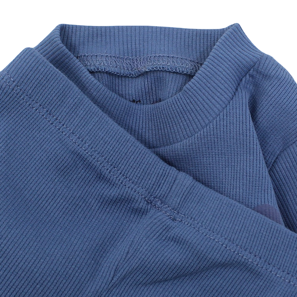 Boys Derby Pajama Set – Indigo with "Cool Kids" Design