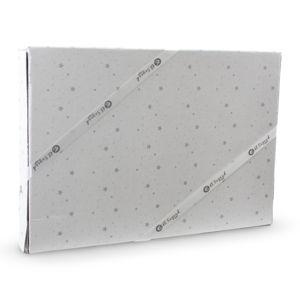 Baby Girls Gift Clothes Box – White & Pink Floral Theme