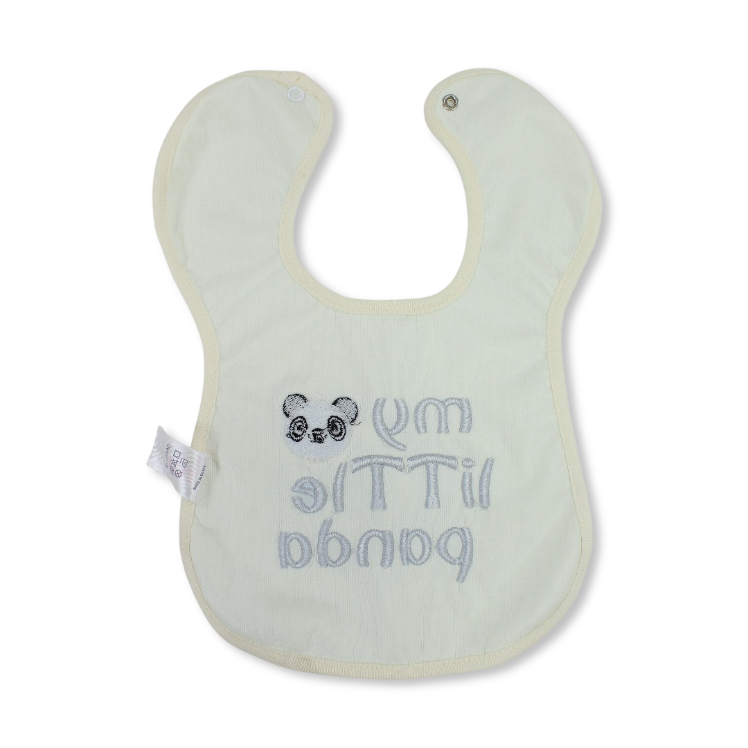 Cotton Bib – with Cute Text
