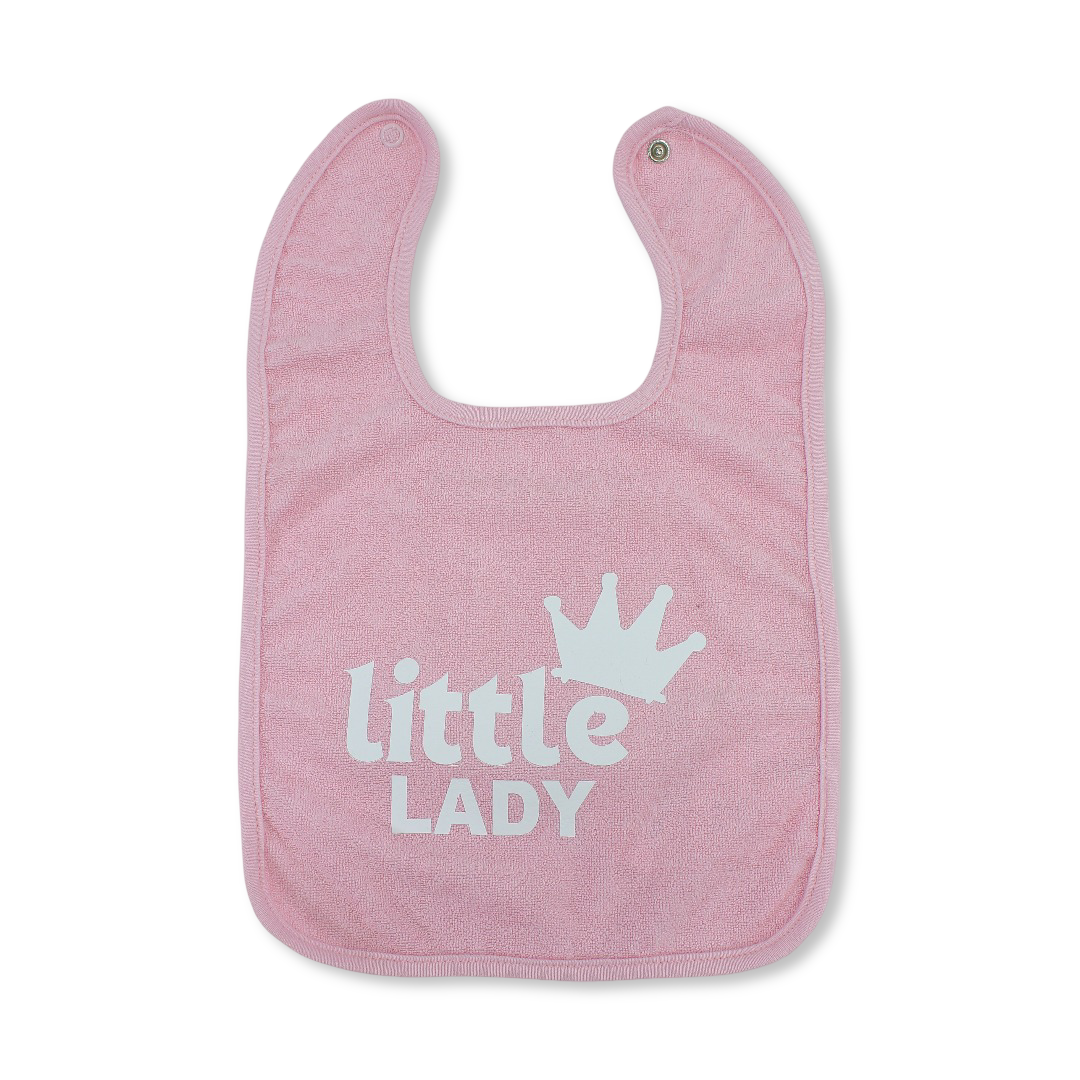 Cotton Bib – with Cute Text