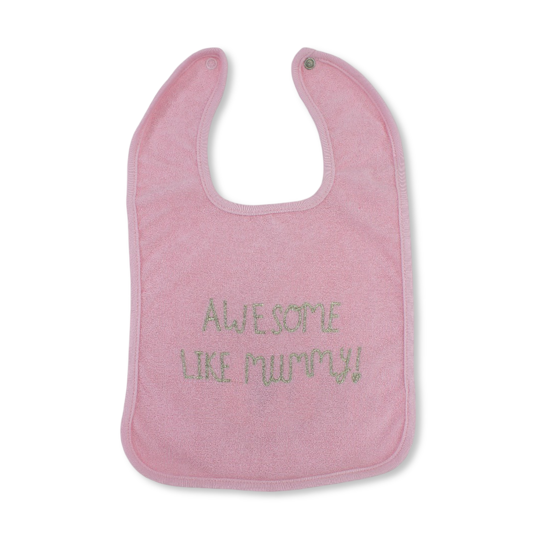 Cotton Bib – with Cute Text