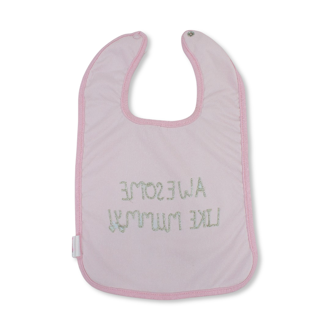 Cotton Bib – with Cute Text