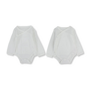 Wrap Over Bodysuit White – Pack Of 2