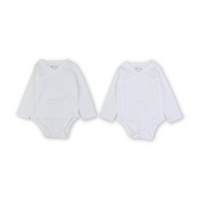 Wrap Over Bodysuit White – Pack Of 2