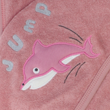 Pink Dolphin Hooded Towel