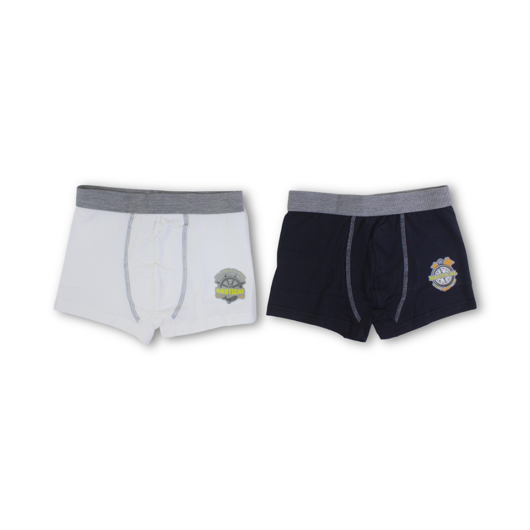 Boys Cotton Boxer (Pack Of 2)
