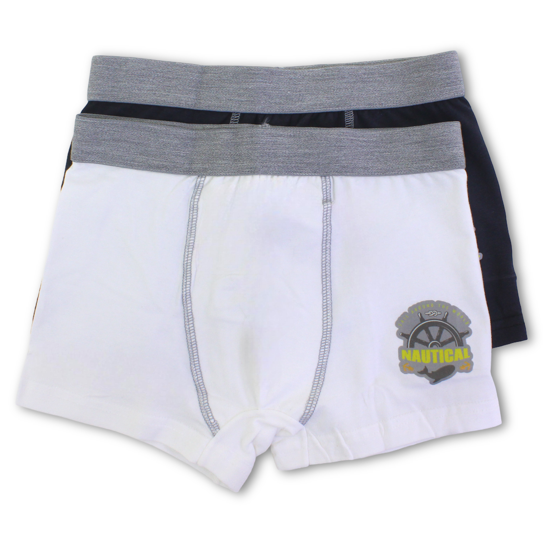 Boys Cotton Boxer (Pack Of 2)