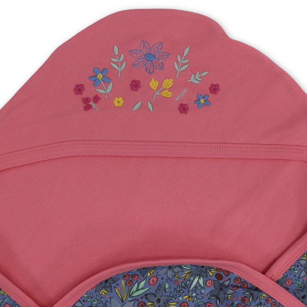 Cotton Baby Blanket – Watermelon with Flowers Embroidery