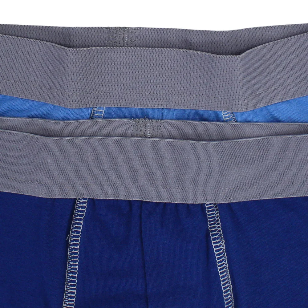 Pack of 2 – Boys Cotton Boxer Shorts Plain Colors