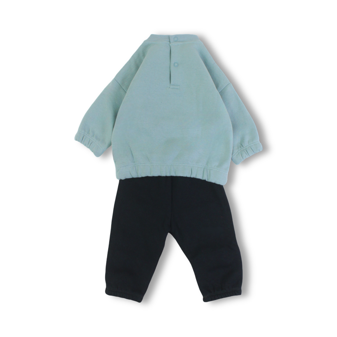 Baby Boys Cotton Pajama – Lion Embroidery