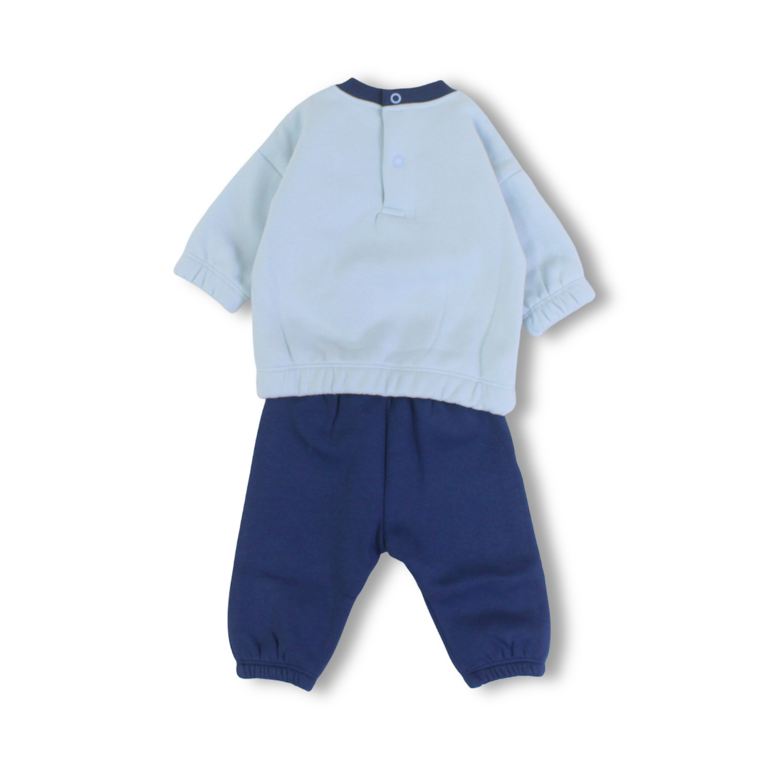 Baby Boys Cotton Pajama – Lion Embroidery