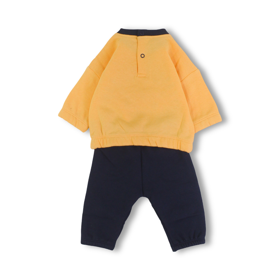 Baby Boys Cotton Pajama – Lion Embroidery