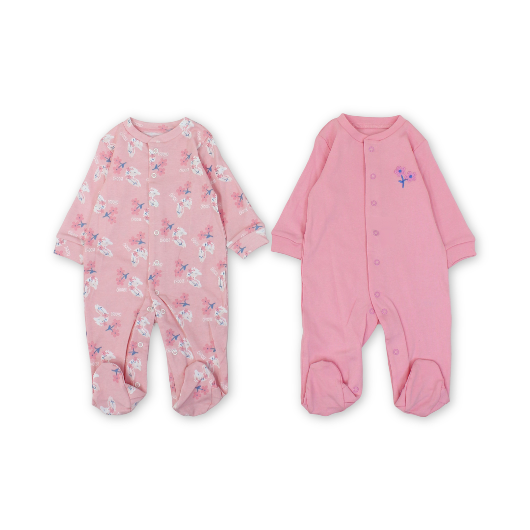 Baby Cotton Baby Footie – Pack Of 2