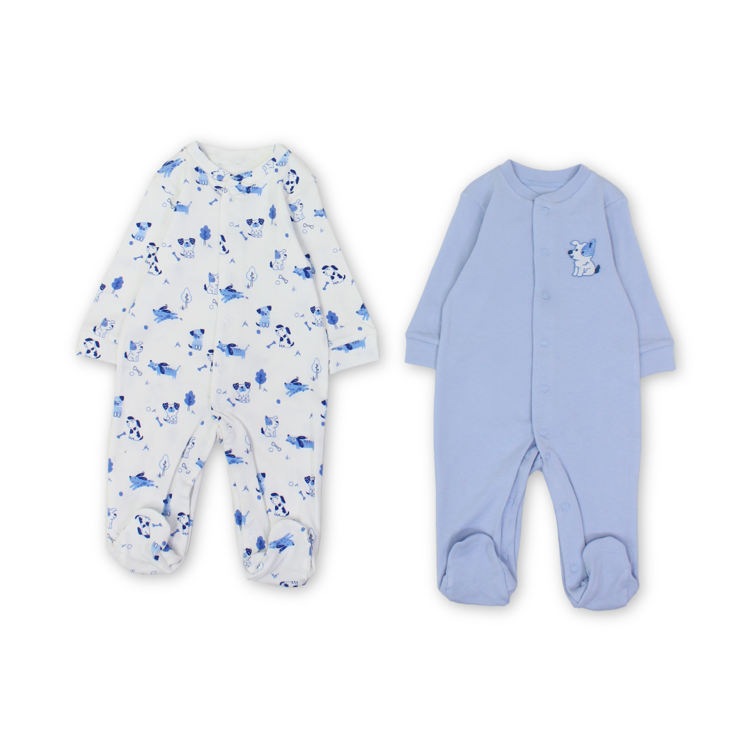 Baby Cotton Baby Footie – Pack Of 2