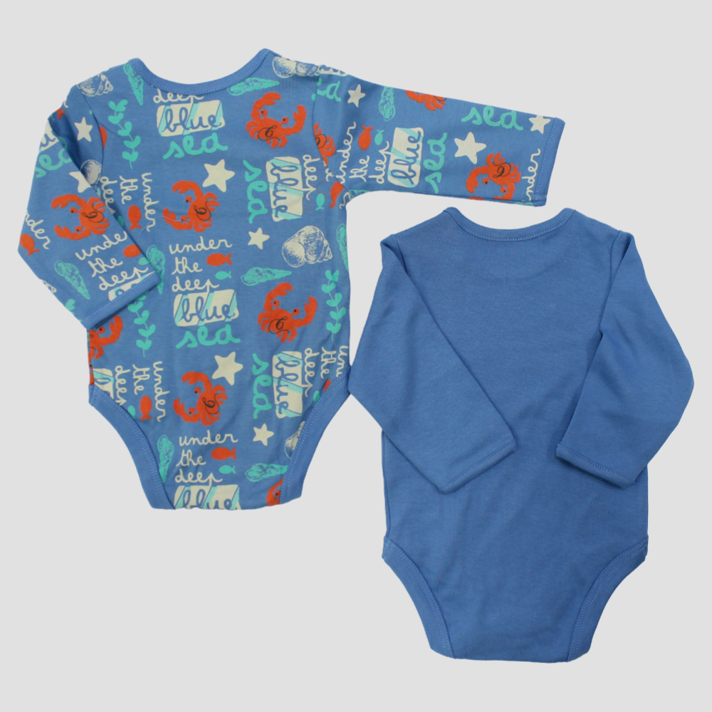 Crabby Long-Sleeved Underwear Bodysuit