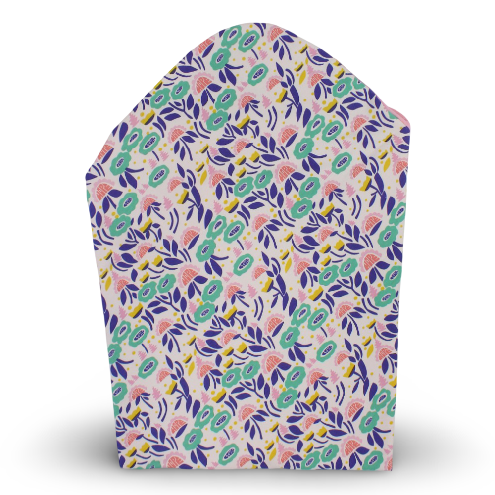 Cotton Baby Blanket – Pink with Hope Flower Design